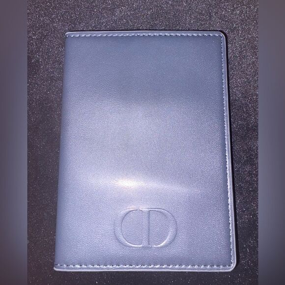 Brand new Dior beaute item navy Leather Passport Holder - Picture 1 of 5